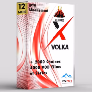 ABONNEMENT VOLKA PRO 2 IPTV 12 MOIS